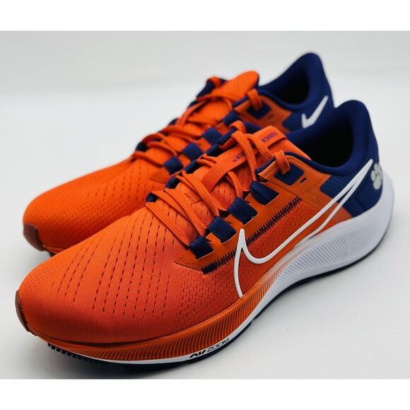 NEW Nike Air Zoom Pegasus 38 Clemson Tigers DJ0819-800 Men's Size 10